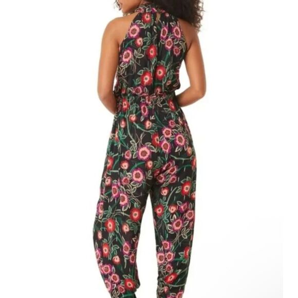 MISA Halter Kora Floral Jumpsuit - New with Tags - Women's Large - Picture 2 of 8